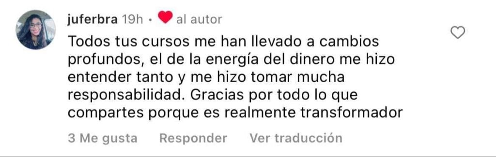 Opiniones sobre la energía del dinero